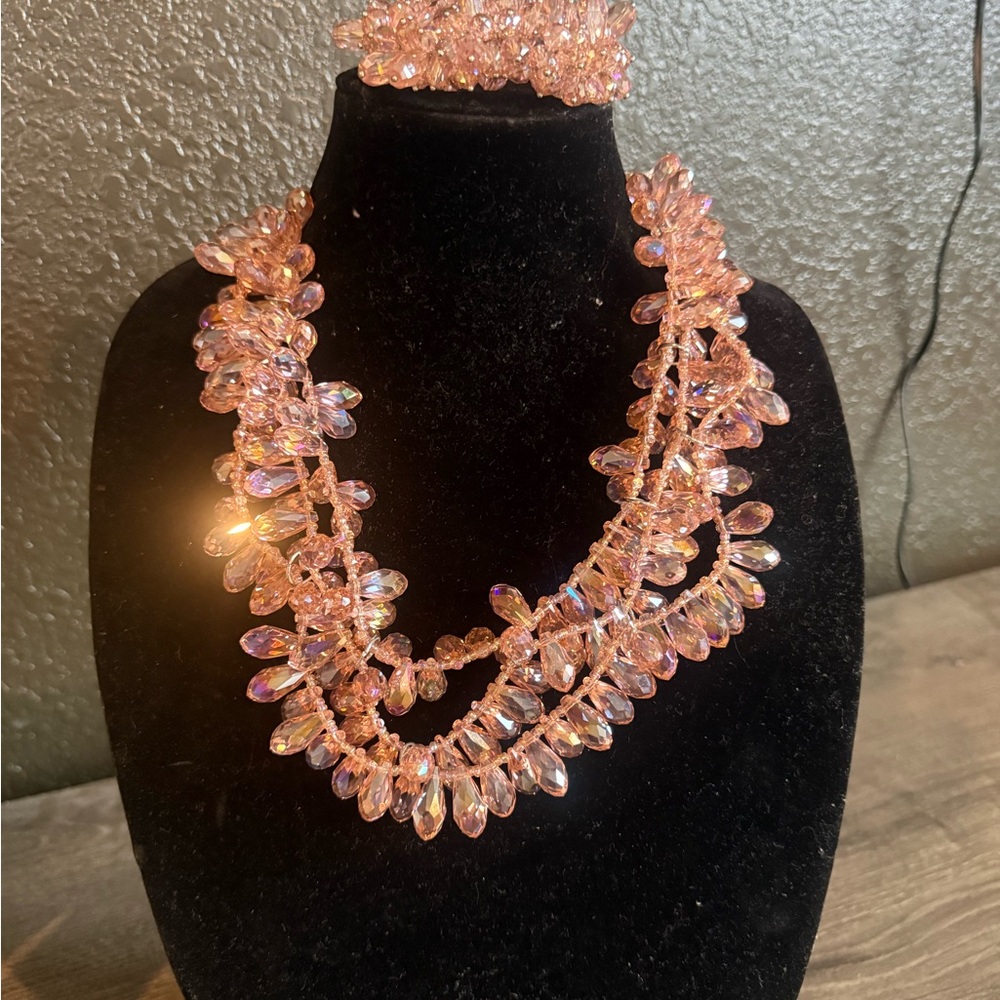 Sassy Jones Radiant Pink Necklace Set